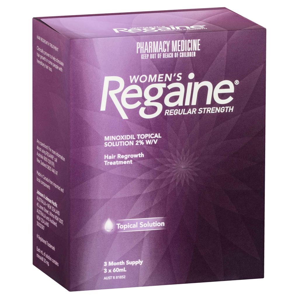 Topical Solution – 5% Minoxidil Women | Regaine® Australia